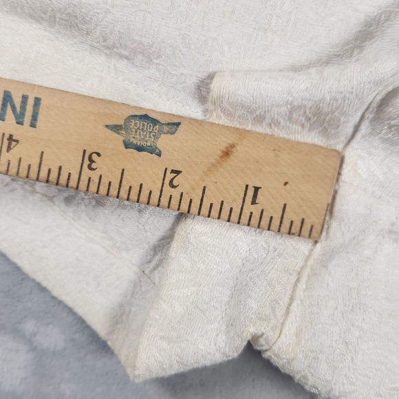 Abercrombie & Fitch Cream Jacquard Shorts Cream Textured 6 Fairycore Coquette - Picture 6 of 11